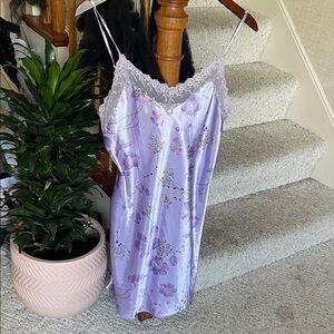 Maidenform Lavender Floral Chemise